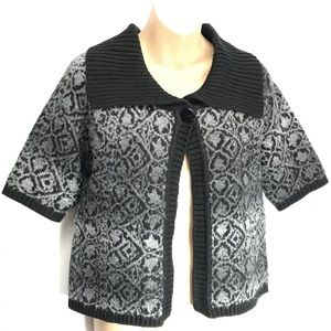 JILLIAN & NICOLE Cardigan Shades of Grey Petite Sm